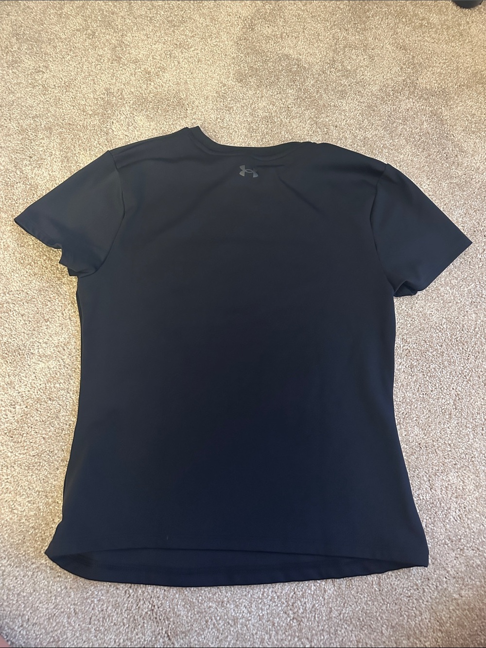 Under Armour Women's Black Short Sleeve Performance Tee - Crew Neck